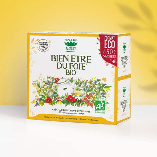ROMON NATURE -- Infusettes bien etre du foie  x50sachets
