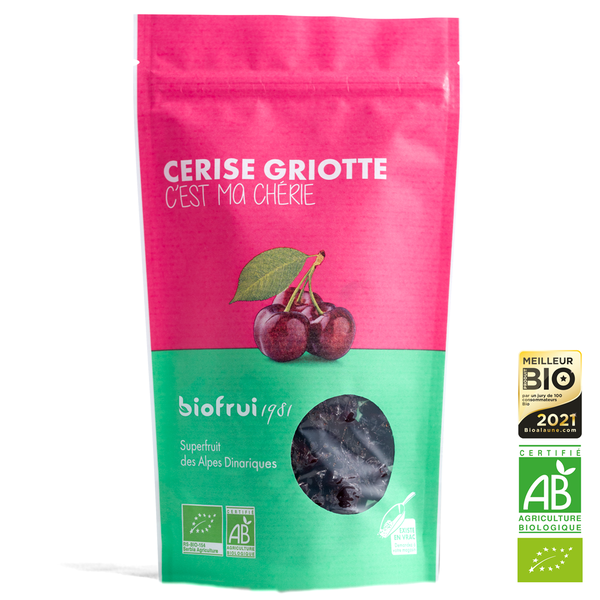 Cerise griotte des alpes dinariques séchée bio - 1
