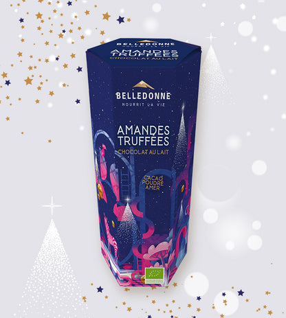 Grain de saveur  tube amandes choc lait truffée bio - 2